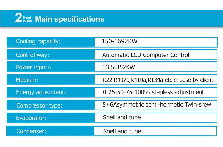 60tons Screw Chiller
